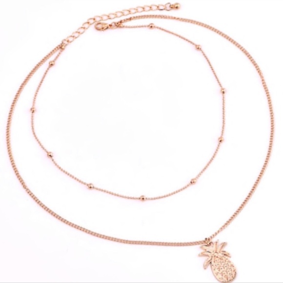 New Gold Layered Necklace - Picture 2 of 3